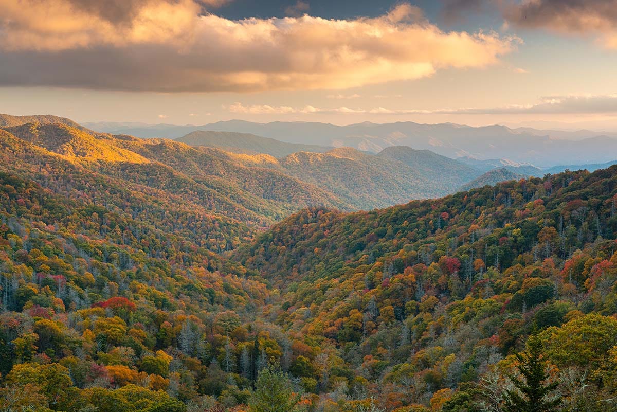 tennessee fall colors - great smoky mtns