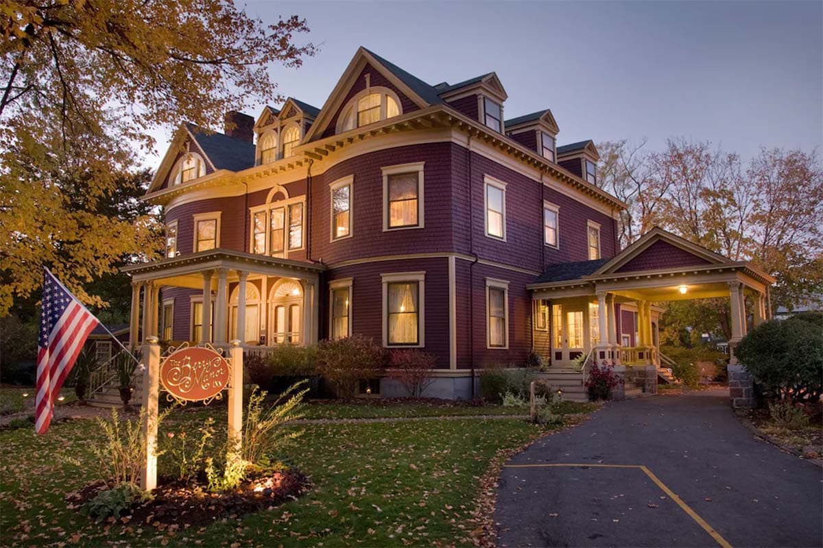 unique places to stay maine - berry manor