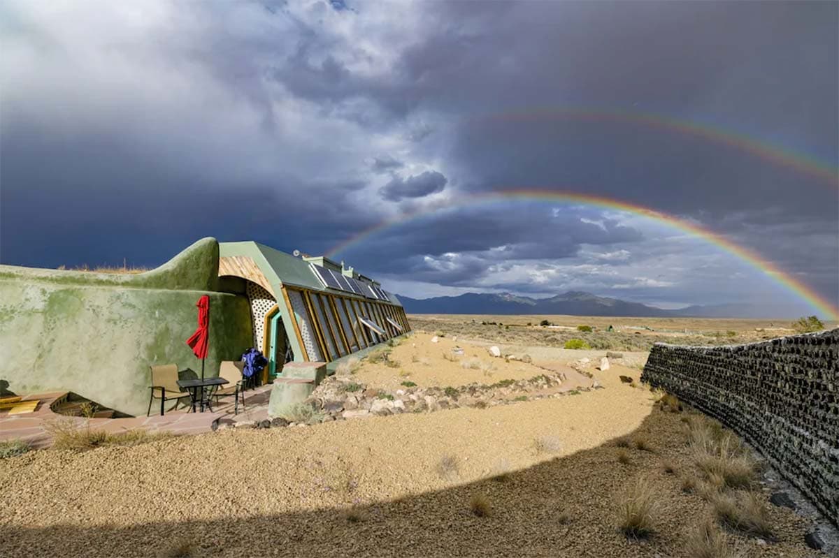 unique places to stay nm - earthship