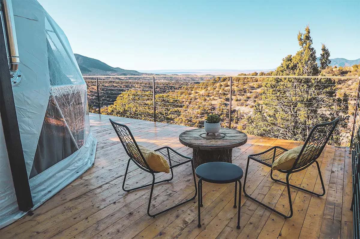 unique places to stay nm - geodome