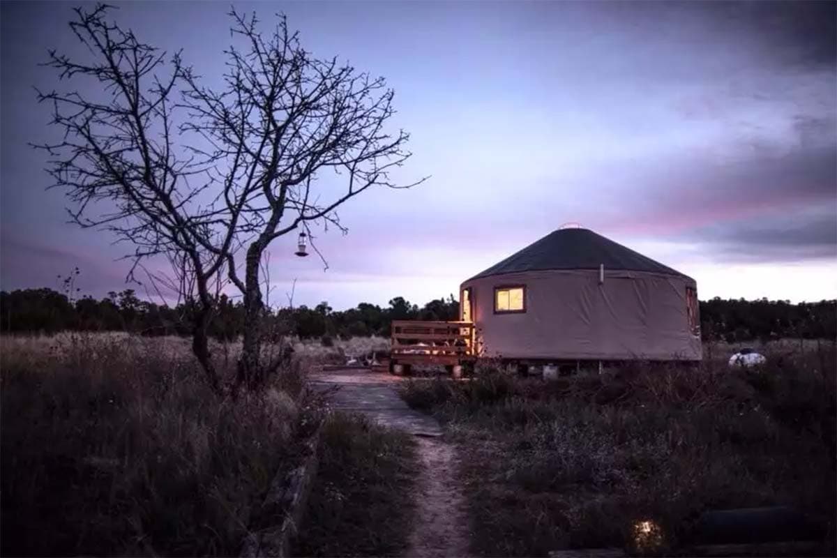 unique places to stay nm - yurt
