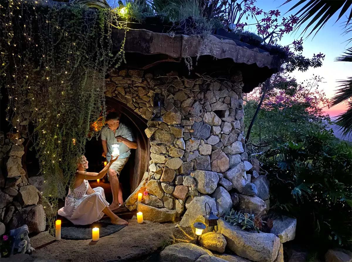 unique places to stay socal - hobbit house