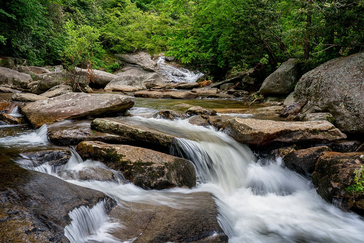 north carolina swimming holes - upper creek falls