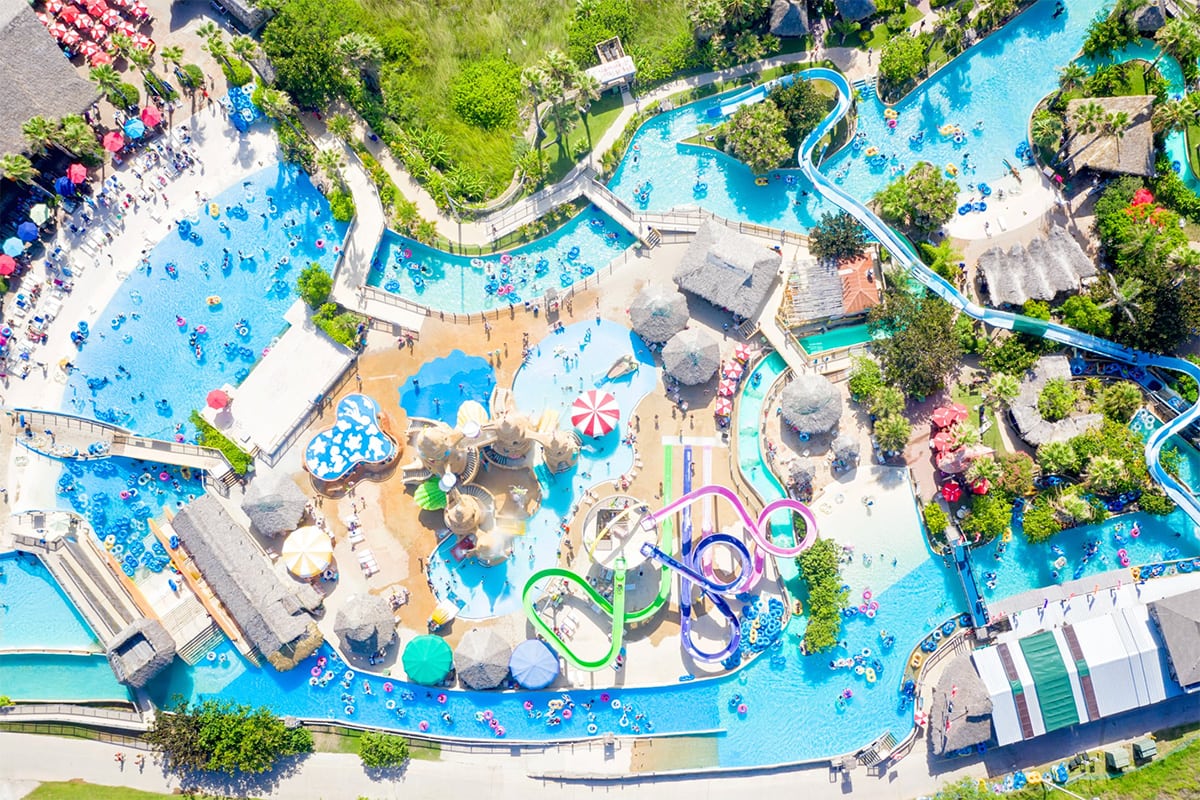 texas water parks - beach park at isla blanca