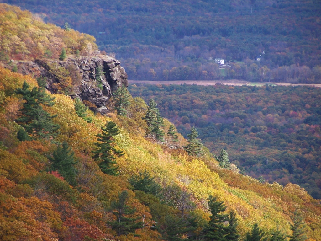 catskills fall colors - Palenville Overlook
