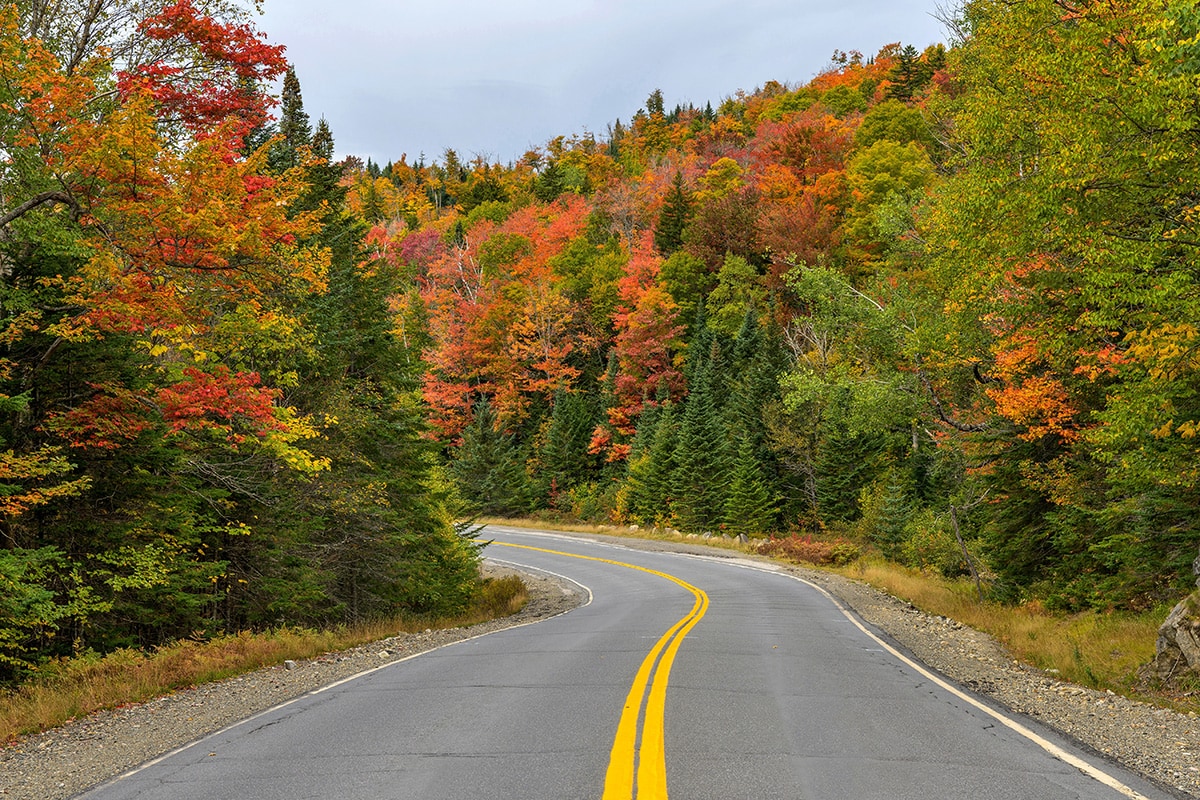 maine fall colors - rangeley lakes scenic byway