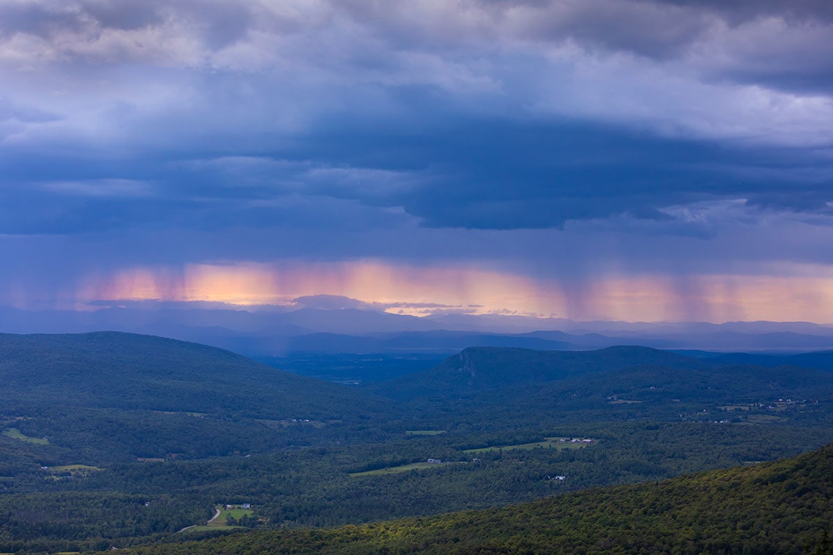 vermont scenic drives - lincoln gap road