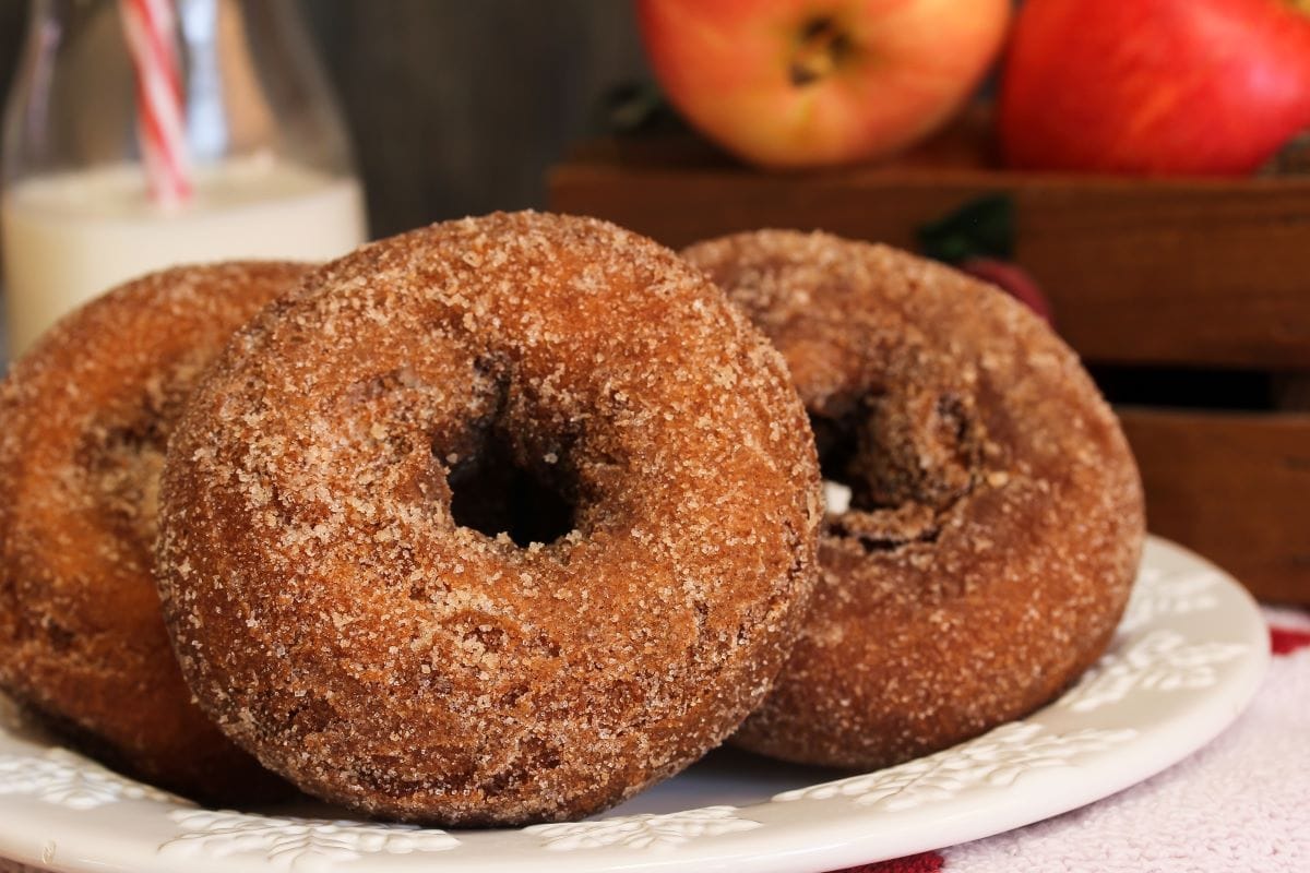 cider donuts in fall