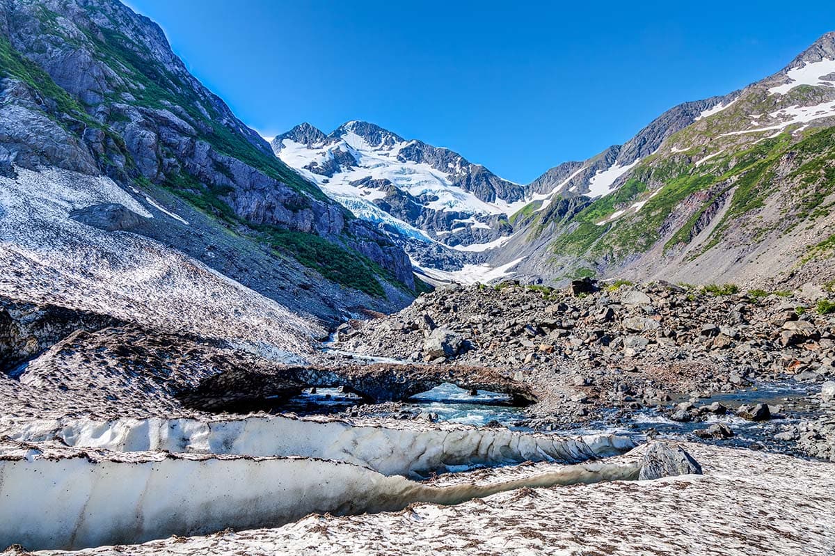 anchorage hikes - byron glacier