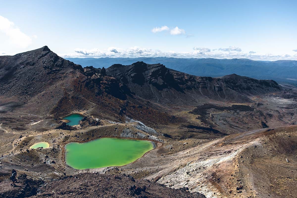 new zealand hikes - Tongariro Alpine Crossing