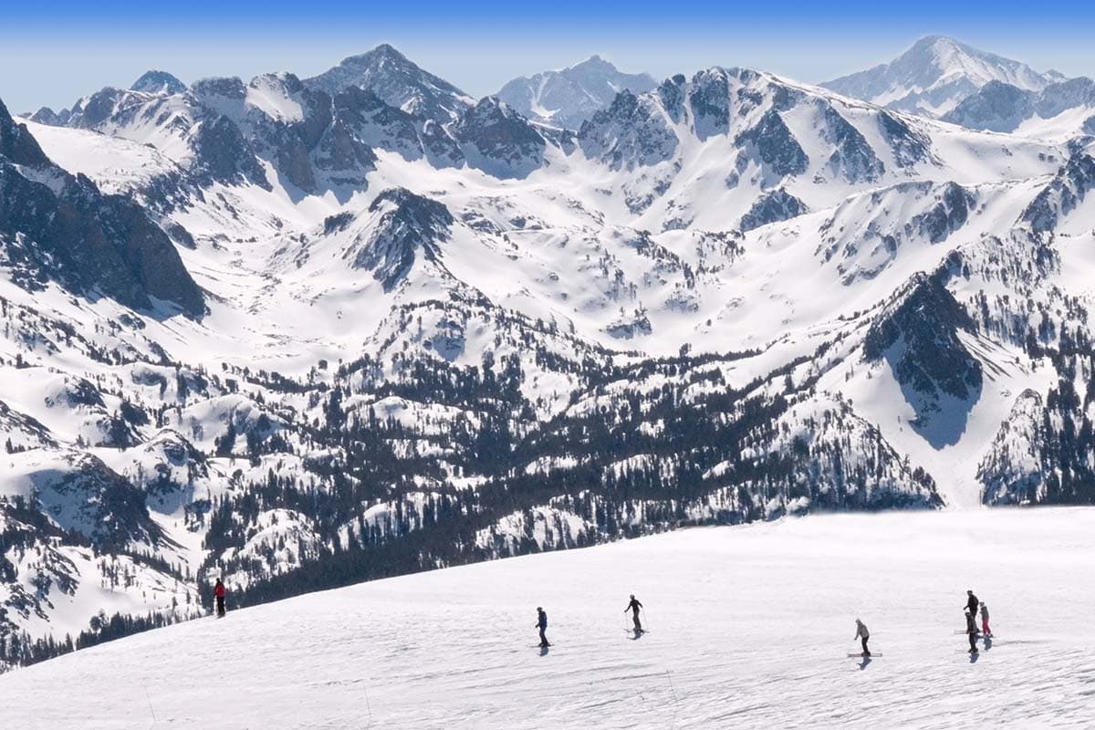 places that snow california - mammoth