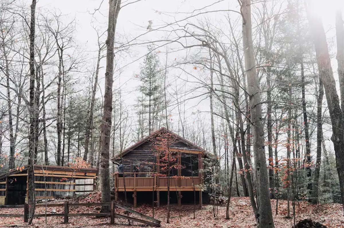 hot tub cabin michigan