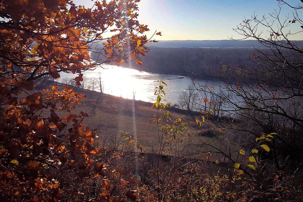 kansas city hikes - Weston Bend State Park