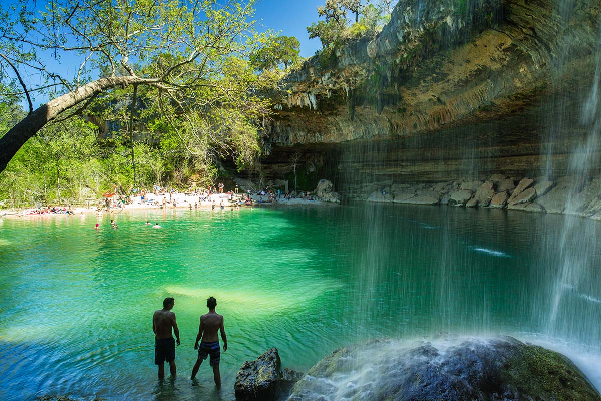 texas waterfalls - hamilton pool
