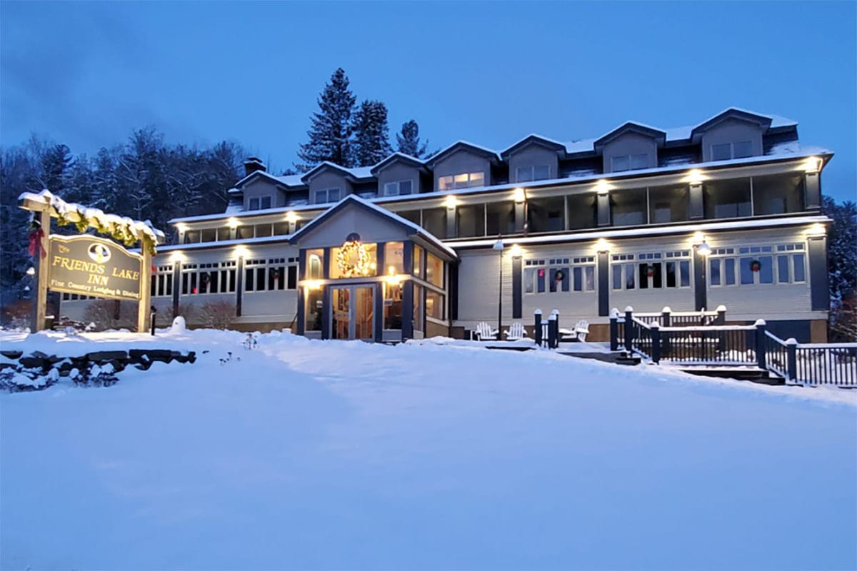 adirondacks winter lodging
