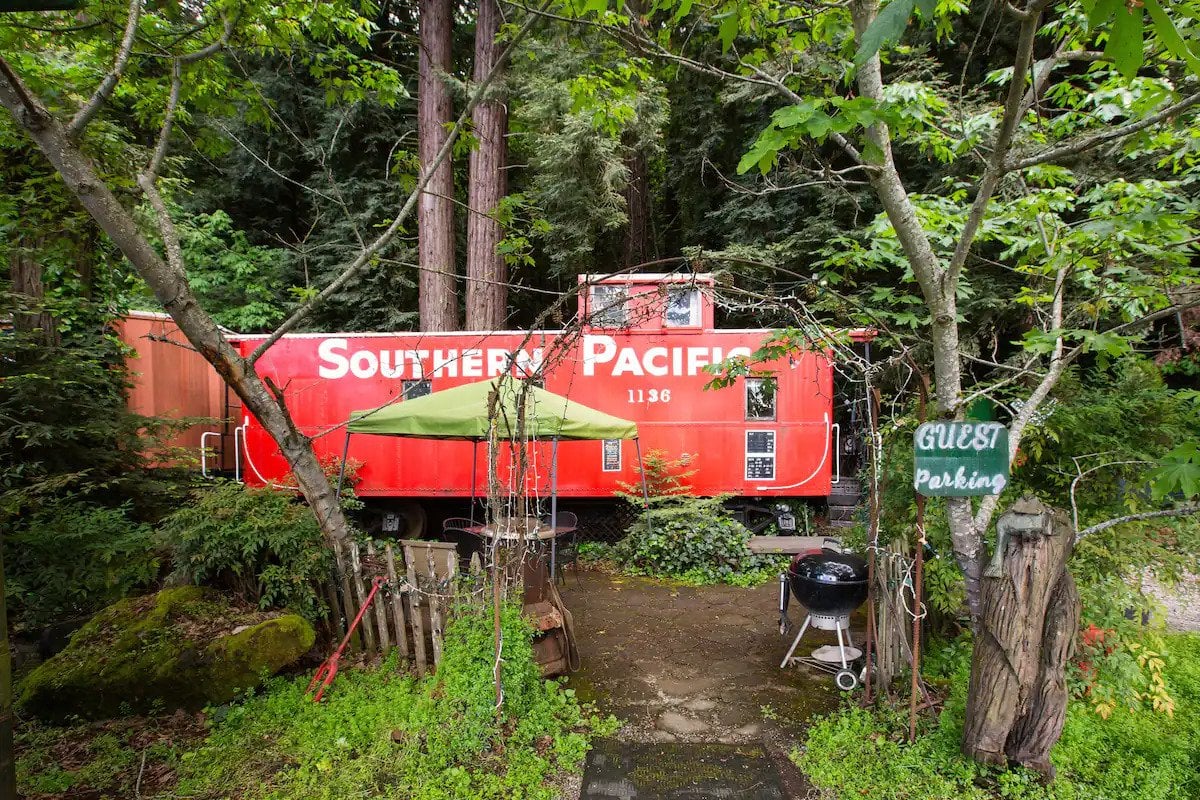 Redwood Caboose