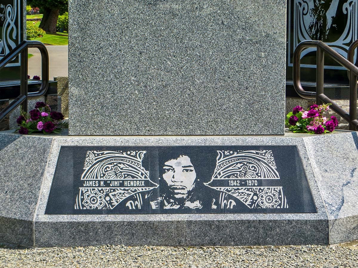 free things to do seattle - jimi hendrix grave
