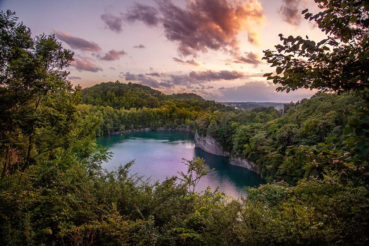 tennessee swimming holes - Fort Dickerson Park Quarry