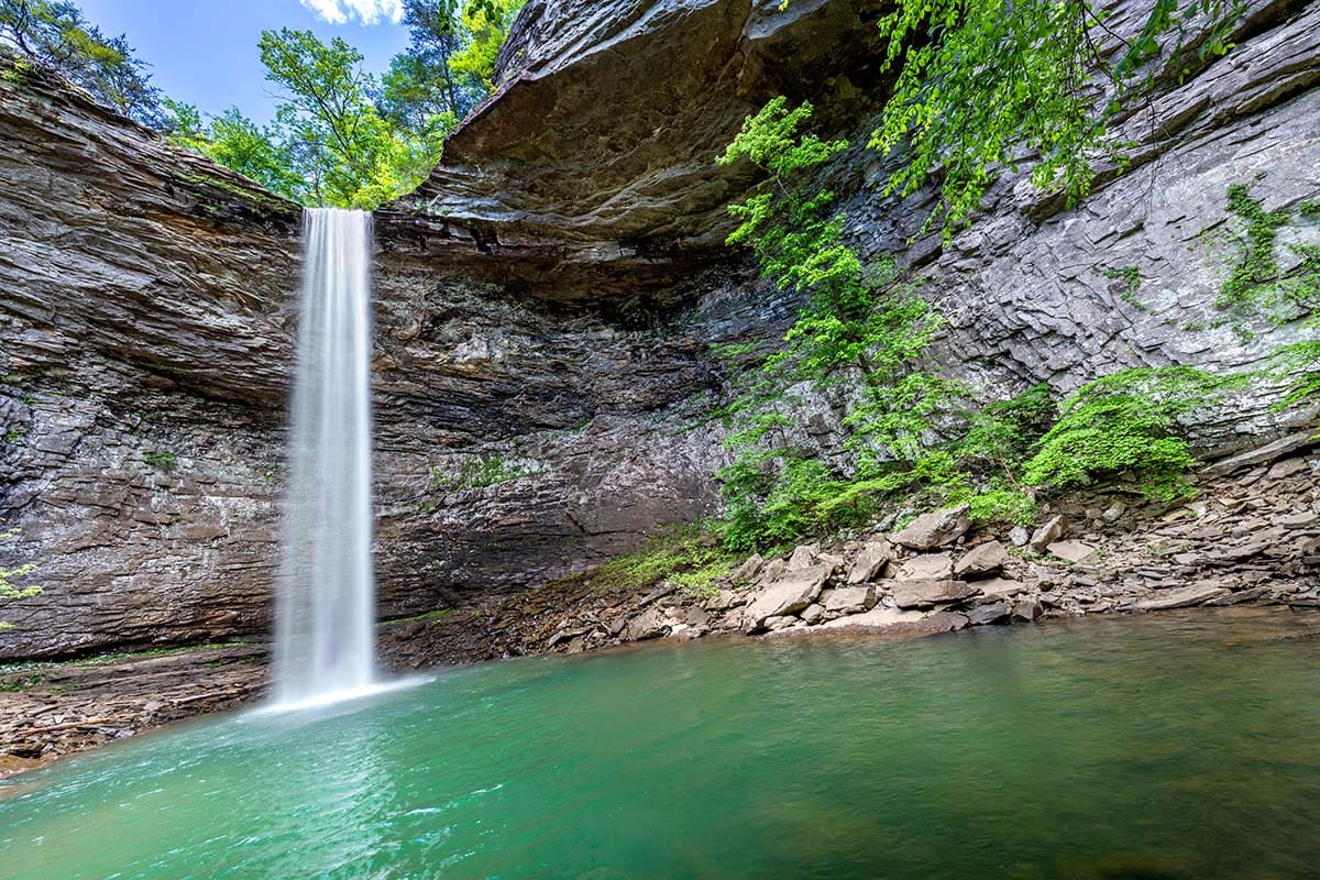 tennessee swimming holes - Ozone Falls