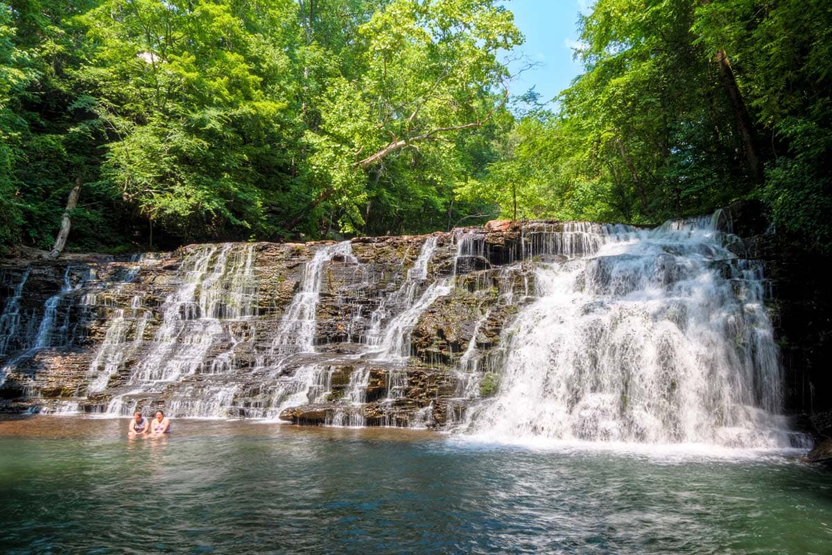 tennessee swimming holes -Rutledge Falls