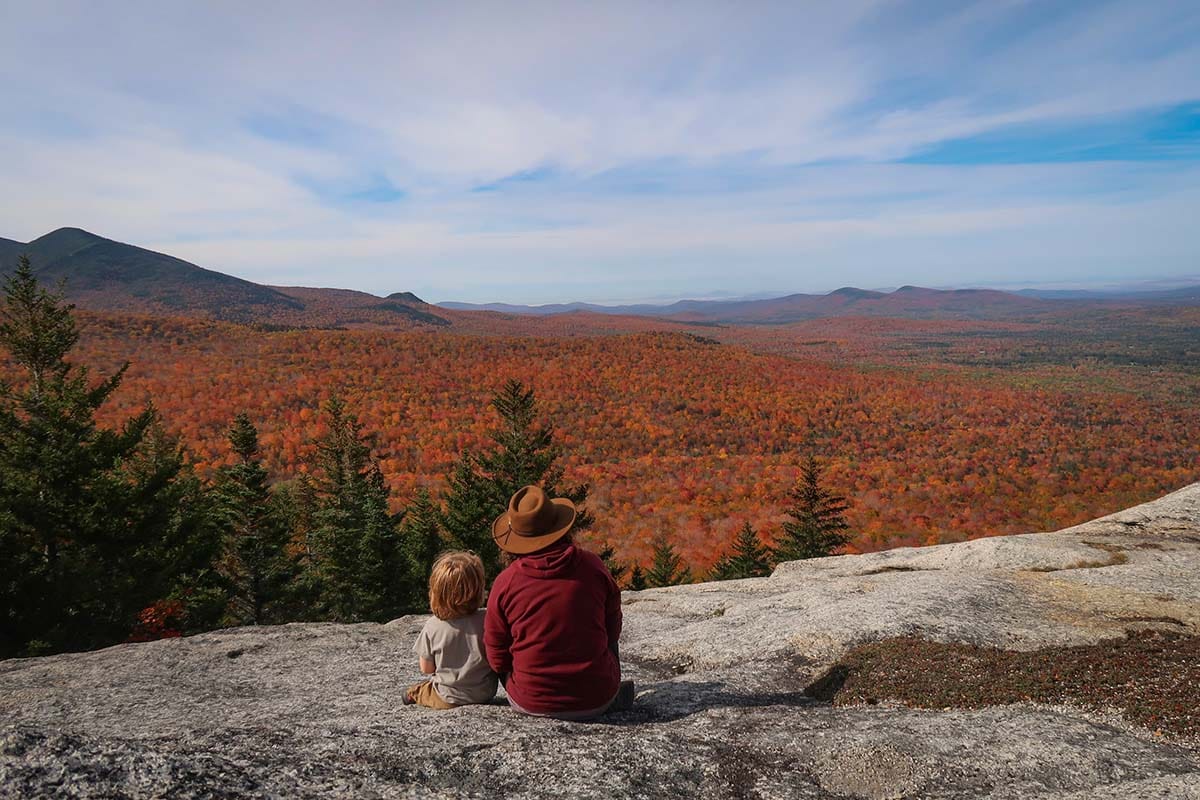 white mountains hikes - middle sugarloaf