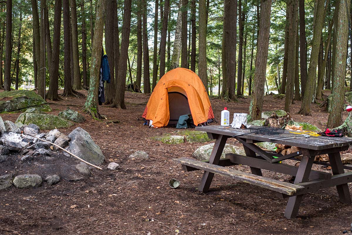 adirondacks camping - Saranac Lake Islands