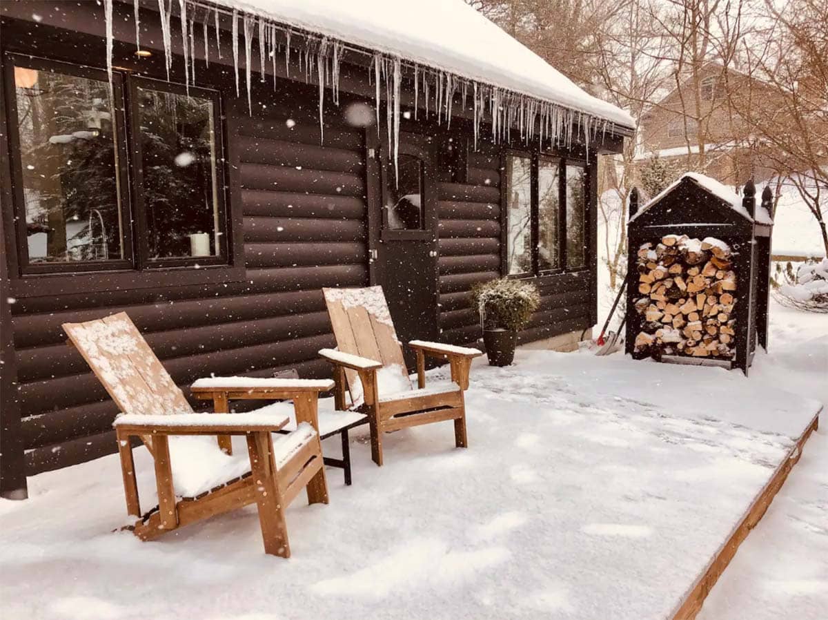 chicago cabin winter