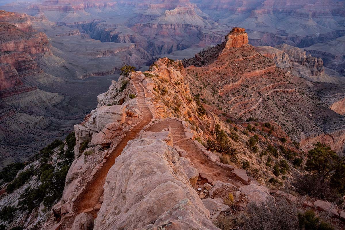 los angeles to grand canyon road trip - ooh aah point