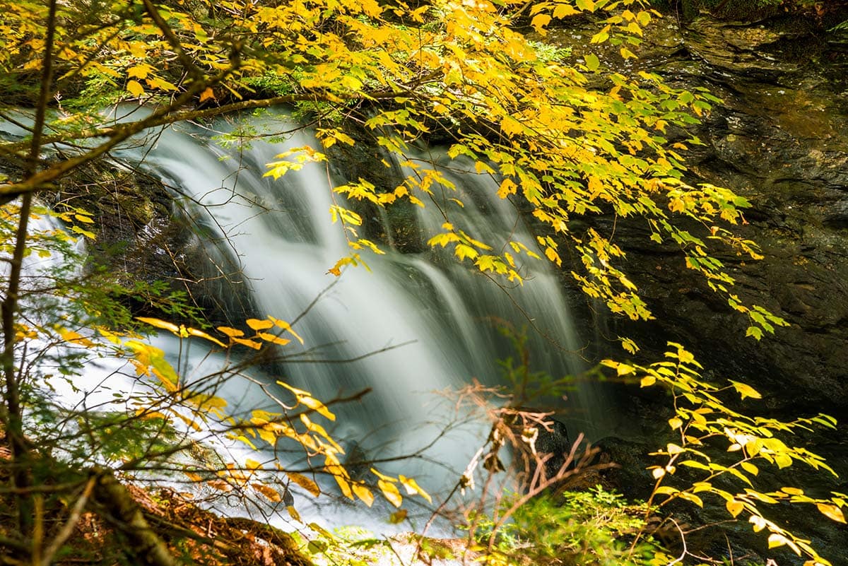 hikes near stowe vt - Bingham Falls