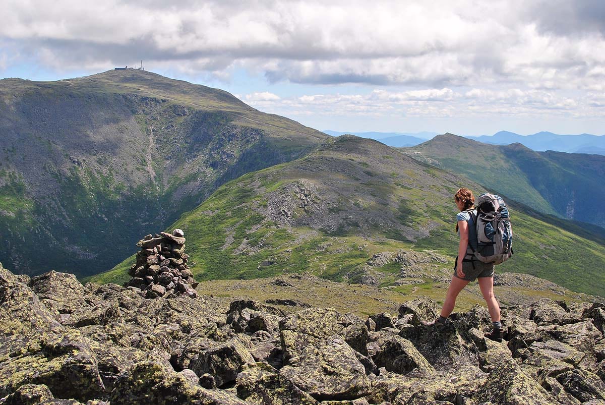 white mountains backpacking - presidential traverse