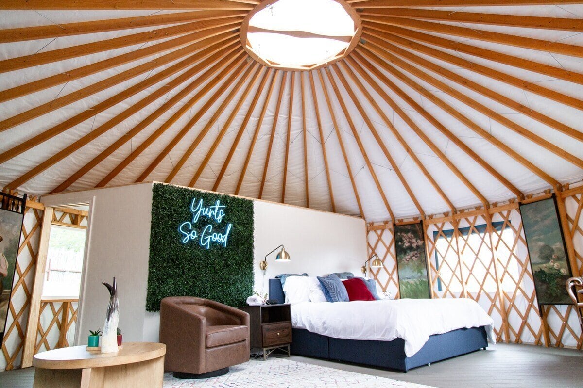 yurt glamping hill country