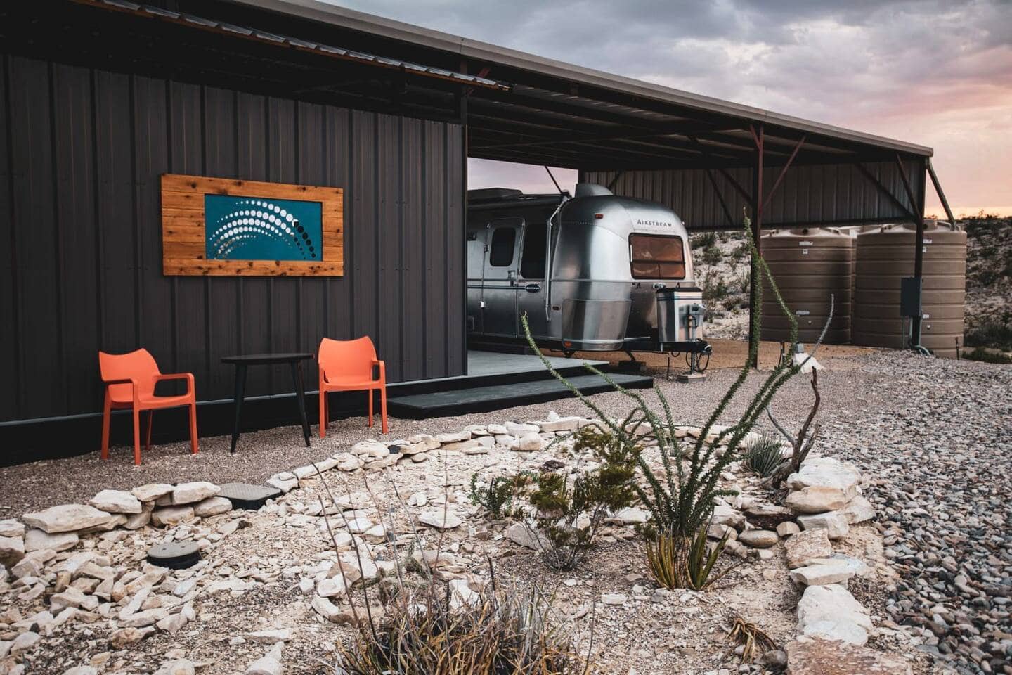 airstream glamping near big bend national park