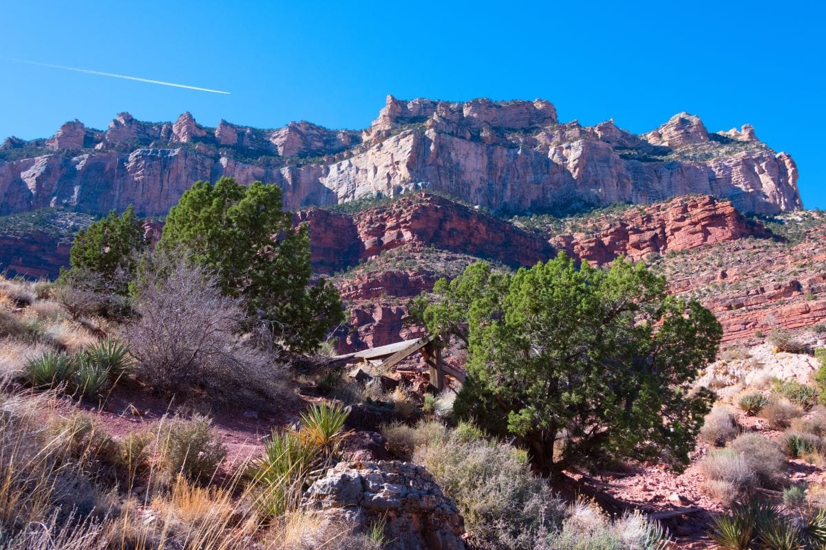 bright angel trail to three mile resthouse