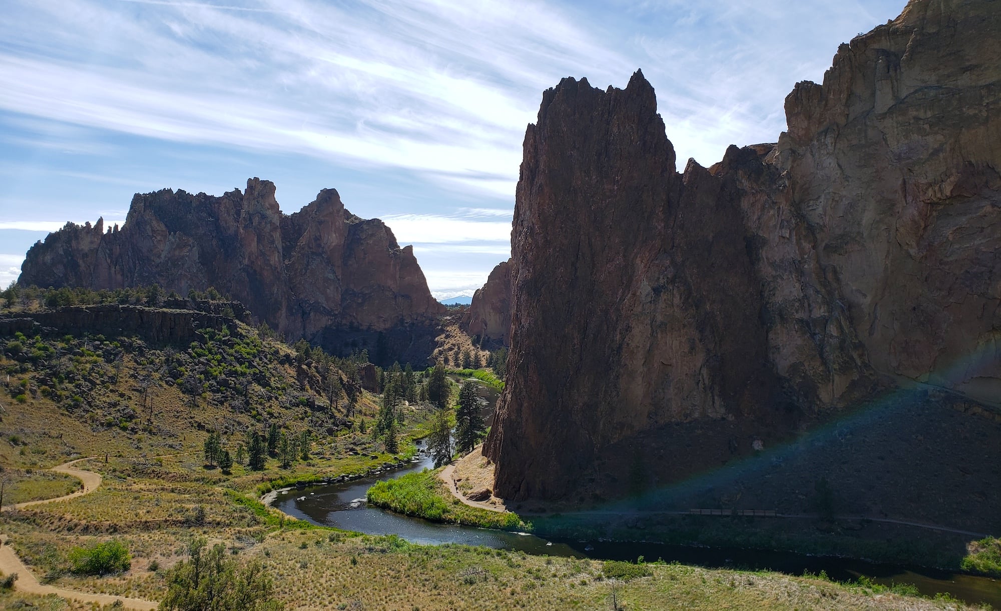 A sunny day at Smith Rock