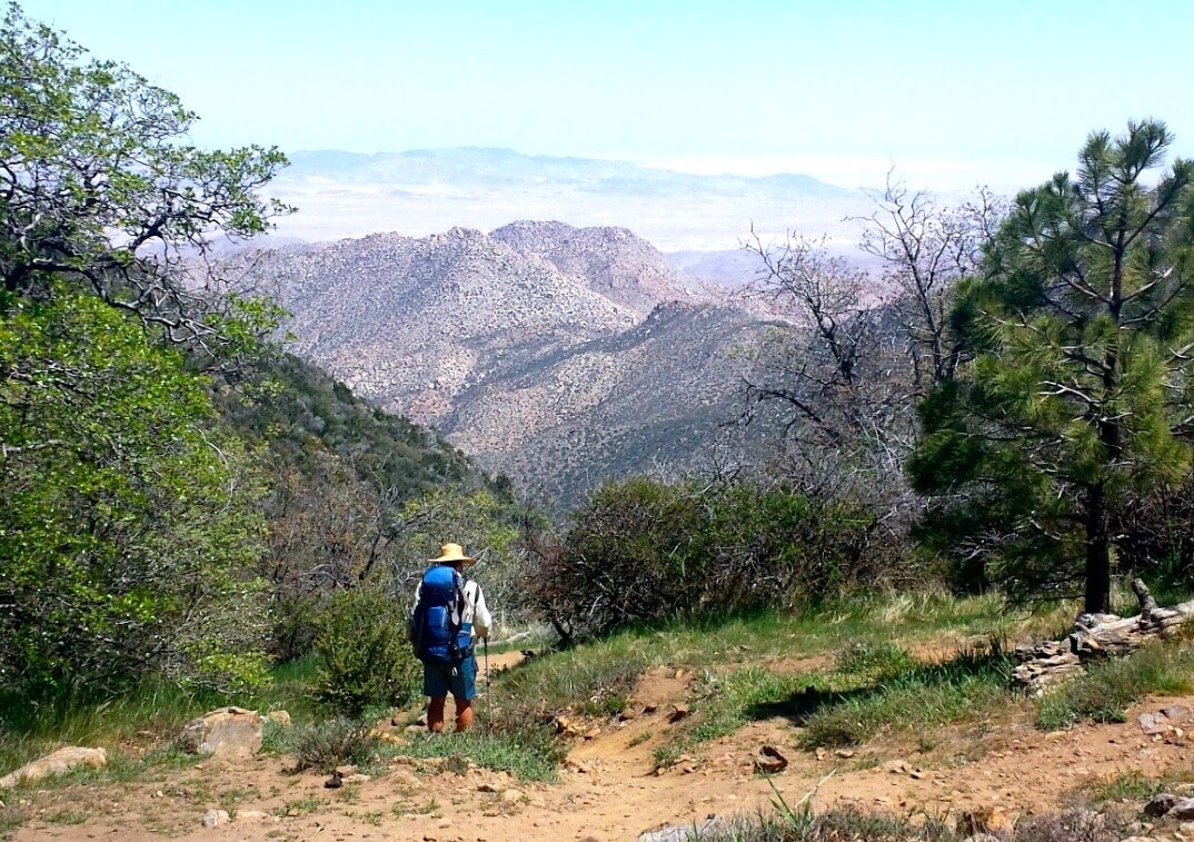 Beginning of thru-hike southern california