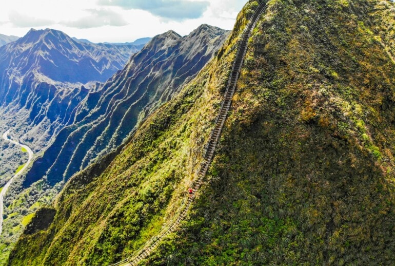 Oahu's iconic (and infamous) Stairway to Heaven