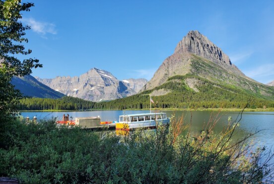 Sunny day in Glacier National Park