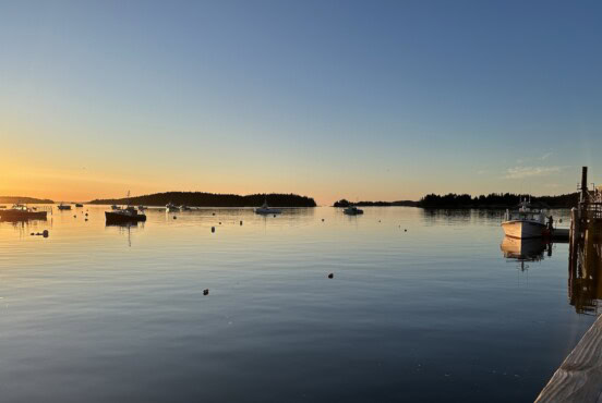 boats at Isle au Haut